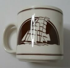 Hickory Farms Coffee Mug Cup Yankee Trader Series Sailboat Sailing Vintage 1987 picture