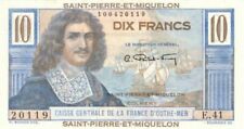 St. Pierre and Miquelon - 10 Francs - P-23 - 1950-60 dated Foreign Paper Money - picture