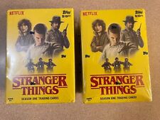 2x 2018 Topps Stranger Things Factory Sealed Blaster Boxes - Patch RELIC 10 Pack picture