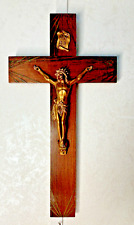 Vintage French crucifix. Sculptor ESCUDERO & A RENARD. Roman Catholic, Christian picture