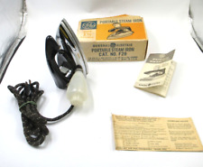 Vintage General Electric GE Portable Steam Iron F29 w/instructions and Box picture