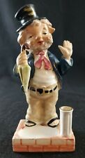 VINTAGE 1950's Ceramic HOBO Figurine  Toothpick/Matchstick Holder Made in Japan picture