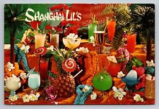 Shanghai Lil's Chicago Illinois Vintage Unposted Postcard Restaurant Exotic Food picture