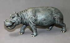 INCREDIBLE HIPPOPOTAMUS BRONZE HIPPO ART SCULPTURE FIGURINE by Barry Stein picture