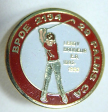 Vintage BPOE Elks Club Pin Enamel Palms California 1992 1993 Leroy Brodeur Golf picture
