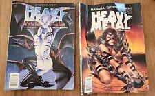 2 Heavy Metal Fantasy Magazines 1995 & 1996 picture