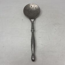 Vintage RWP Large Pewter Spoon Skimmer by Wilton, Columbia, PA, 12 7/8