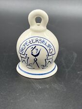 Vintage St Petersburg Signed Delft Style Mini Bell picture