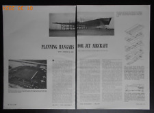 1959 New York International Airport hangars for jet Aircraft JFK article photos picture