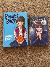 Manga Book Lot of 2 - Bounce Back (Hardcover) & Komi Can't Communicate VOL #23  picture