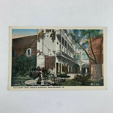 Postcard Louisiana New Orleans LA French Quarter Court Yard 1930s Unposted picture