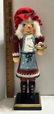 Vintage 1995 Old World Nutcracker Village Mrs. Claus Christmas Holiday (B-59) picture