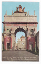 Vtg Postcard Arch Of The Setting Sun Panama Pacific International Expo ~Pb461 picture