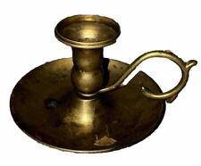 Vintage Solid Brass Colonial Handle Candle Stick Holder  - Candlestick - India picture