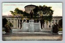 Columbus OH-Ohio, McKinley Monument, Antique, Vintage Souvenir Postcard picture