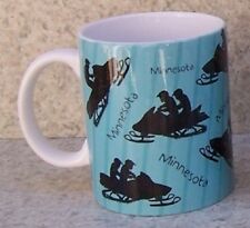 Coffee Mug Explore America Minnesota Snowmobiles NEW 11 ounce cup with gift box picture