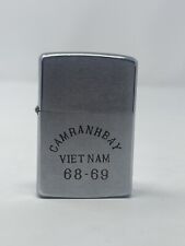 Vintage 1968 Zippo Lighter Vietnam 68-69 “ I Love You” Phrase VERY GOOD COND picture