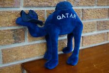 PLUSH Toy NAVY Blue Qatar CAMEL Plush Stuffed Animal Doll Soft Figure I MISS You picture