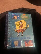 RARE 2002 SpongeBob SquarePants Spiral Notebook - 