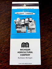 Vintage Matchbook: Michigan Agricultural Co, Richland, MI picture