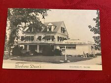 Postcard Ogunquit, Maine. Barbara Dean's . Dining Food. Unposted picture