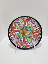 Talevera Made In Mexico Handpainted Ceramic Plate 7