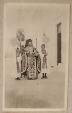 RPPC Greece Greek Eastern Orthodox Priest Religious Real Photo picture