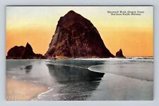 OR-Oregon, Haystack Rock, Antique, Vintage Souvenir Postcard picture
