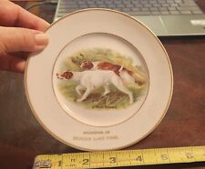 Antique Vintage SOUVENIR of GEAUGA LAKE PARK Ohio Plate English Pointer DOGS picture