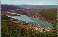 DAWSON CITY, YUKON Canada Postcard Aerial View of City c1960s Chrome / Unused picture