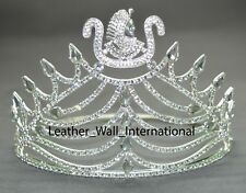 Daughter of Isis Crown in silver tone with all white rhinestones, DOI CROWN  picture