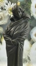Vintage Classic Female Woman Fashion Lover Bronze Marble Statue Sculpture Deal picture