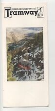 VTG 1990s Palm Springs Aerial Tramway Brochure Card Fun-Facts Guest Info picture