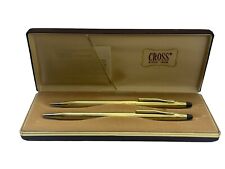 Vintage CROSS 10K Gold Filled Pen & Pencil Set with Case picture
