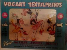 Vogart Textilprints Sewing Transfer Circus Band 54 Vtg 50's Textil Prints Color  picture