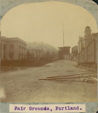 Stereoview - Construction of Lewis & Clark Exposition -Portland Oregon     ST96 picture