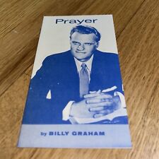 1962 REV. BILLY GRAHAM CRUSADE - PRAYER Card Booklet (Handed out at Crusade) picture
