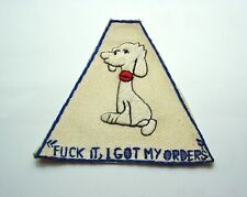Vietnam USAF US Army I got MY Snoopy Hand embroidered Long stitch SVN Made Patch picture