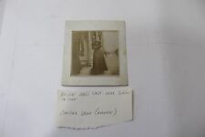 Ca. 1900's Black & White Photo Camping & Dress Shop on Cabinet Card picture