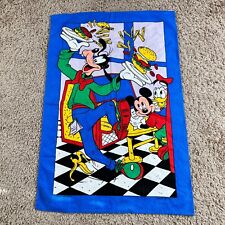 Vintage Disney Tea Towel 100% Cotton Cole & Mason UK Mickey Goofy Donald Used picture