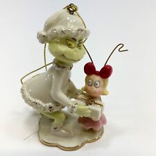Lenox Cindy Lu and The Grinch Too Dr Seuss Christmas Ornament w/box picture
