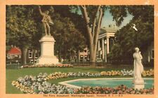 Vintage Postcard 1930's The Perry Monument Washington Square Newport RI picture