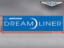 BOEING 787 DREAMLINER B787 RECTANGULAR LOGO DECAL / STICKER picture