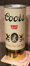 1965 COORS 15 OUNCE STRAIGHT STEEL FAN PULL TAB BEER CAN GOLDEN COLORADO EMPTY#2 picture
