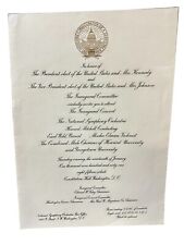 1961 The Inaugural President Kennedy Vice President Johnson Concert Invitation picture