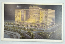 Chicago IL Illinois Aerial The Drake Hotel  Advertisement Vintage Postcard picture