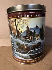 Terry Redlin “Heading Home” Art Tin 2013 Wild Wings USA Christmas Holiday Scene picture