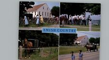 Vintage Greeting's From Amish Country The Mennonites 1970's  Postcard picture
