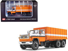 1970 Chevrolet C65 Grain Truck Orange and White 1/64 Diecast Model by DCP/First picture