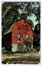 1911 Old School House Scene Norwichtown Connecticut CT Leonard Bridge Postcard picture